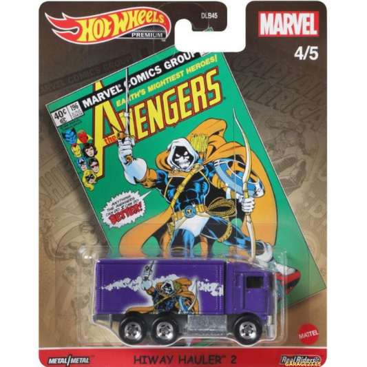 Hot Wheels Premium  Hiway Hauler 2 Marvel Skeletor Avengers