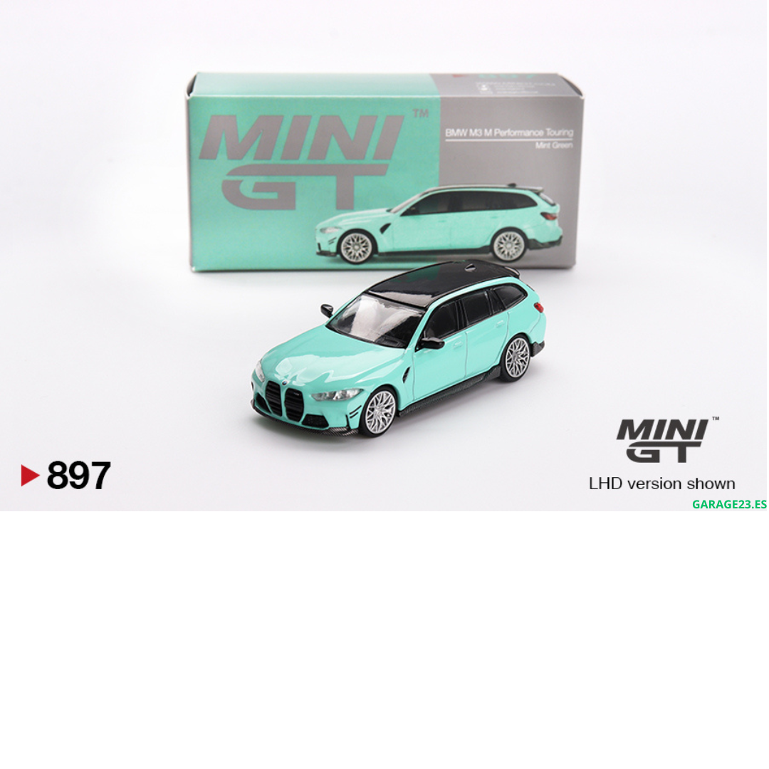 MINI GT BMW M3 TOURING (G81) M PERFORMANCE MINT GREEN 2022 # 897
