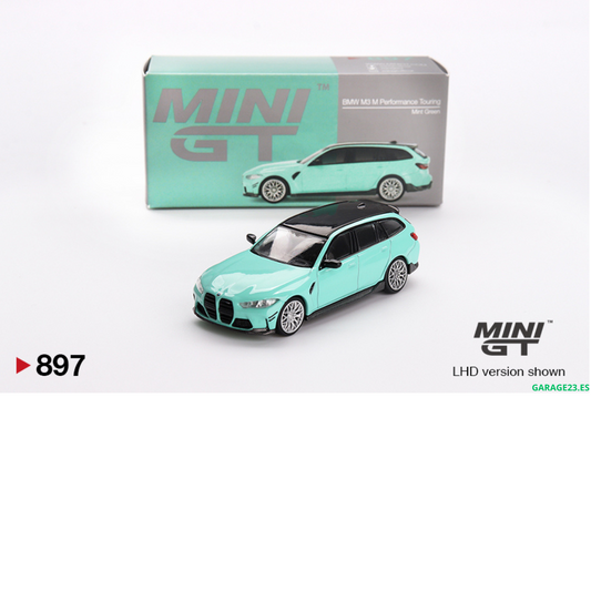 MINI GT BMW M3 TOURING (G81) M PERFORMANCE MINT GREEN 2022 # 897
