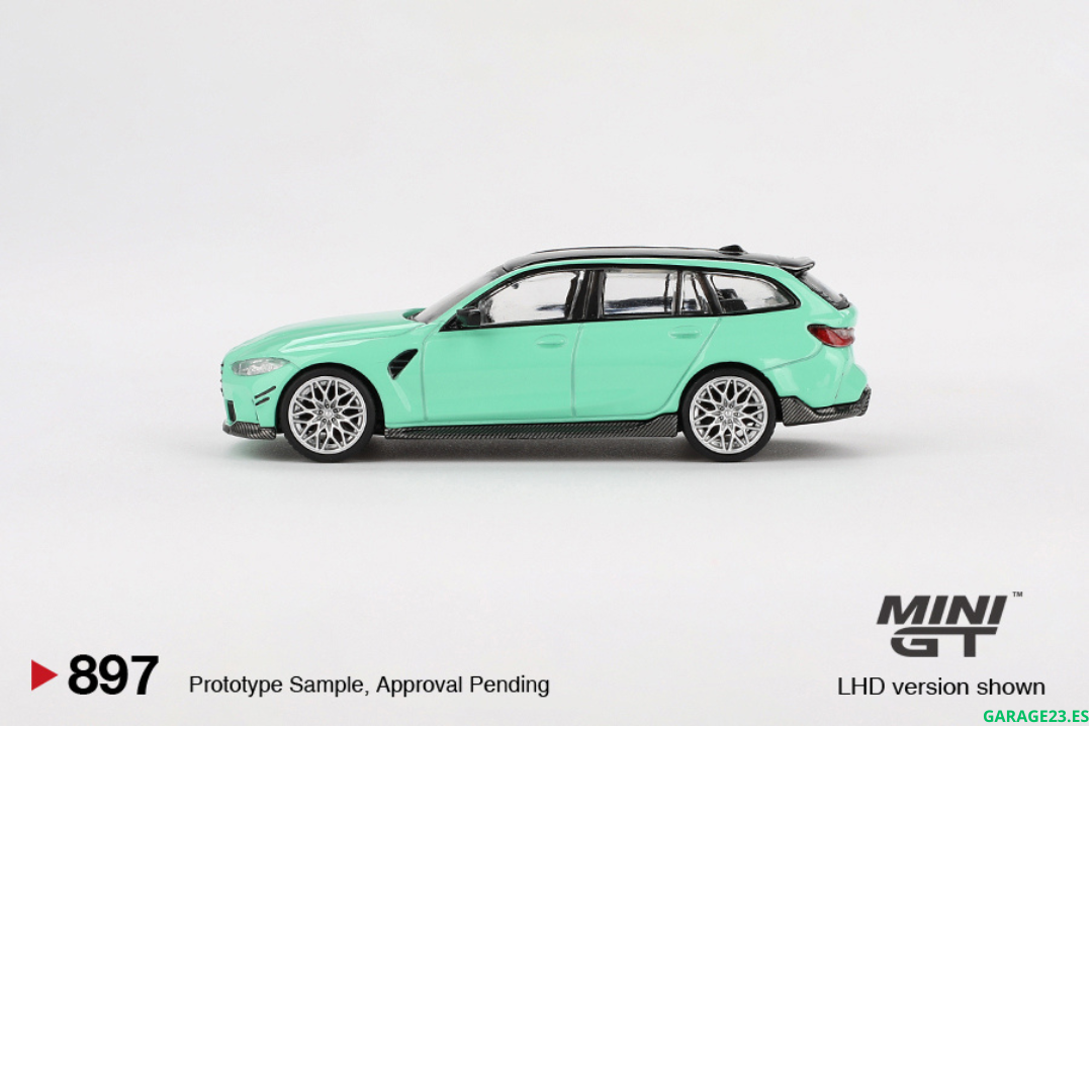 MINI GT BMW M3 TOURING (G81) M PERFORMANCE MINT GREEN 2022 # 897