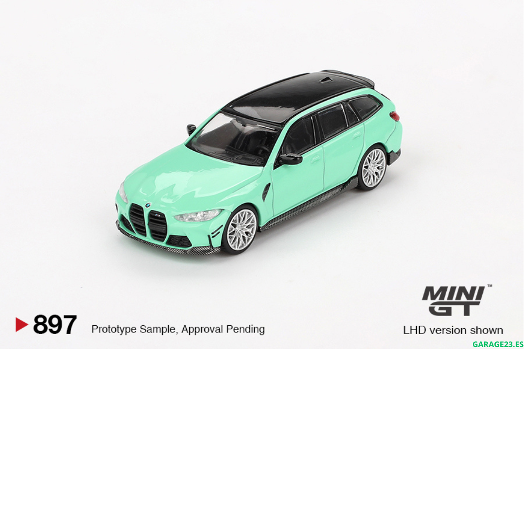 MINI GT BMW M3 TOURING (G81) M PERFORMANCE MINT GREEN 2022 # 897