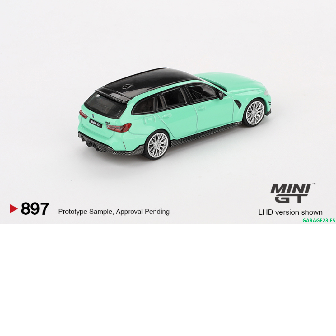 MINI GT BMW M3 TOURING (G81) M PERFORMANCE MINT GREEN 2022 # 897