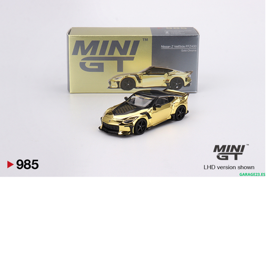 MINI GT NISSAN Z400 VEILSIDE FFZ400 GOLD CHROME 2024 #985