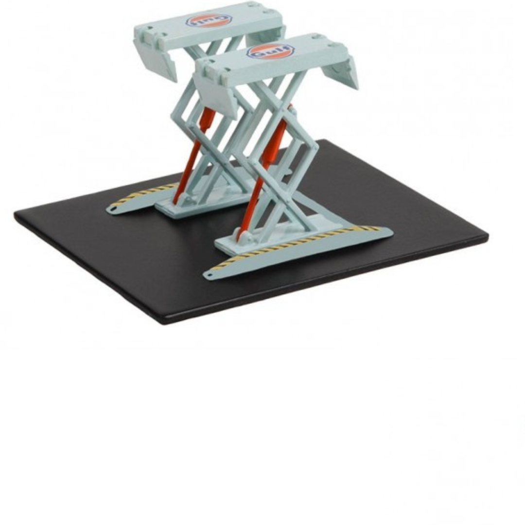 GreenLight 1/64 Gulf Oil, Auto Body Shop Automotive Double Accesorios Taller