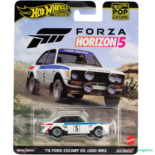 Hot Wheels Premium 1978 Ford Escort RS 1800 MKII Forza Horizon 5 HKC23