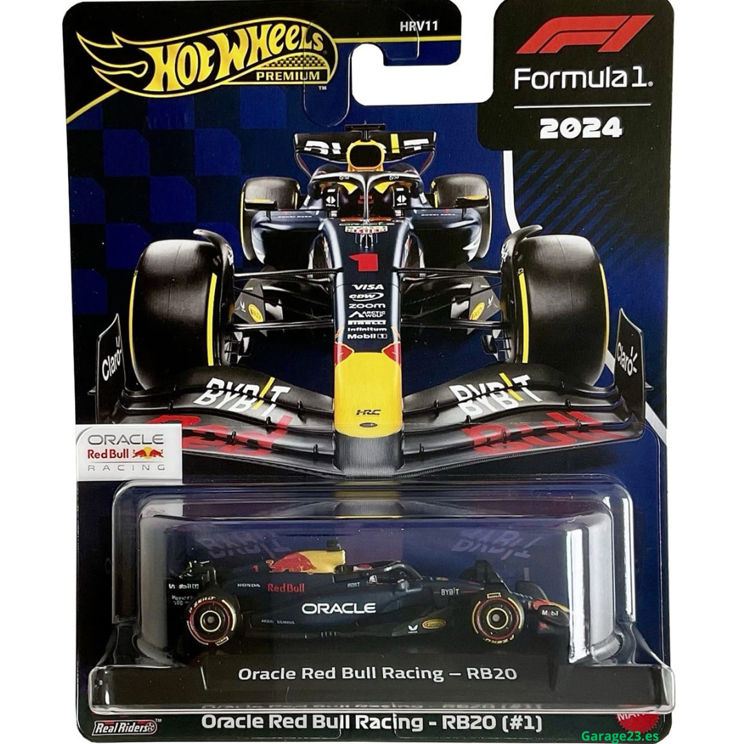 Hot Wheels Premium F1 Formula 1 Oracle Red Bull Racing - RB20 #1 Max Verstappen