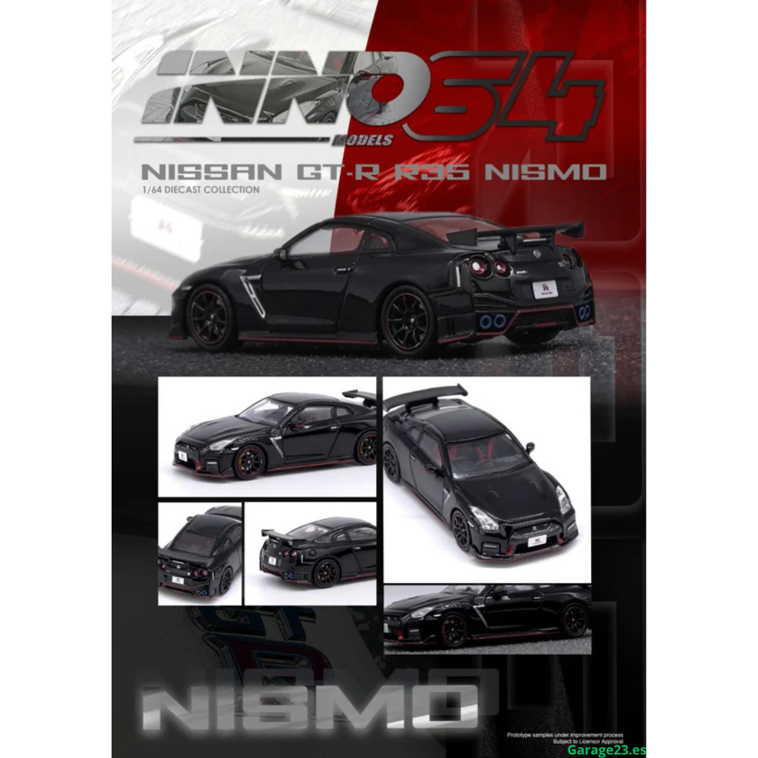 Inno64 Nissan GTR R35 Nismo Negro