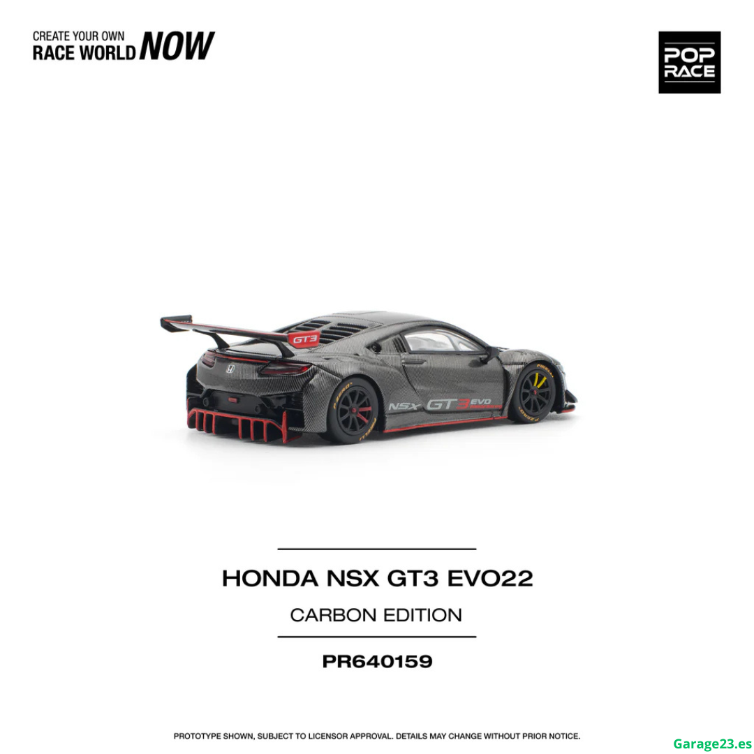 POP RACE  Honda NSX GT3 Evo22 Carbon Edition