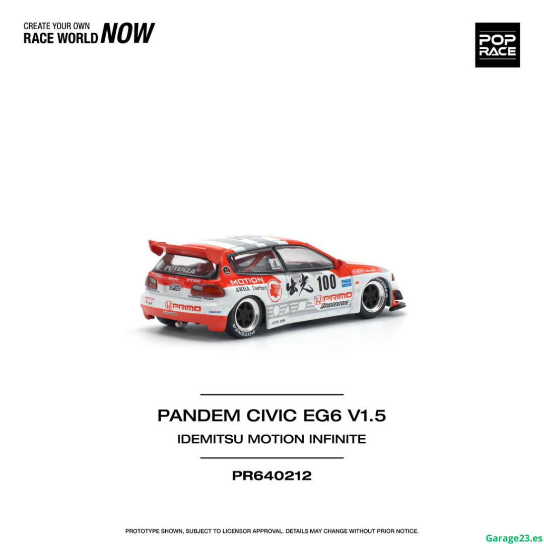 POP RACE Pandem Civic EG67 V1.5, Idemitsu Motion Infinite