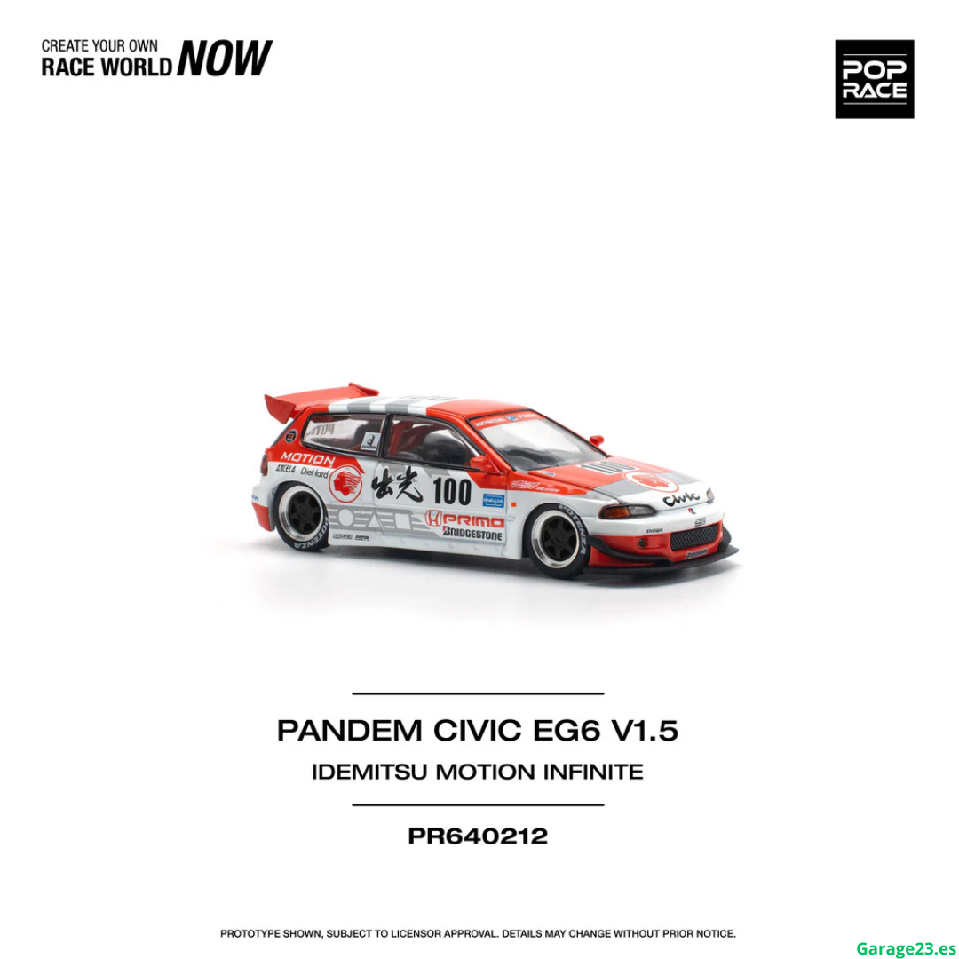 POP RACE Pandem Civic EG67 V1.5, Idemitsu Motion Infinite
