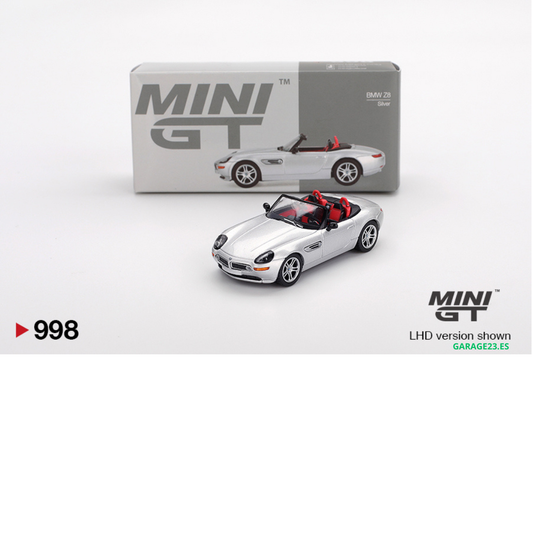 MINI GT BMW Z8 TITANIUM SILVER 2003 # 998