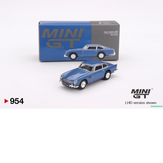 ***EN CAMINO*** MINI GT ASTON MARTIN DB5 SIERRA BLUE 1965 # 954