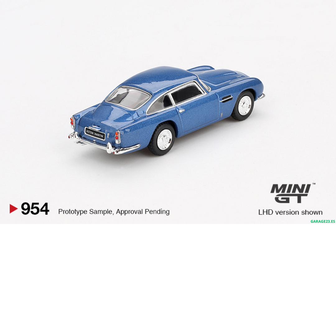 ***EN CAMINO*** MINI GT ASTON MARTIN DB5 SIERRA BLUE 1965 # 954