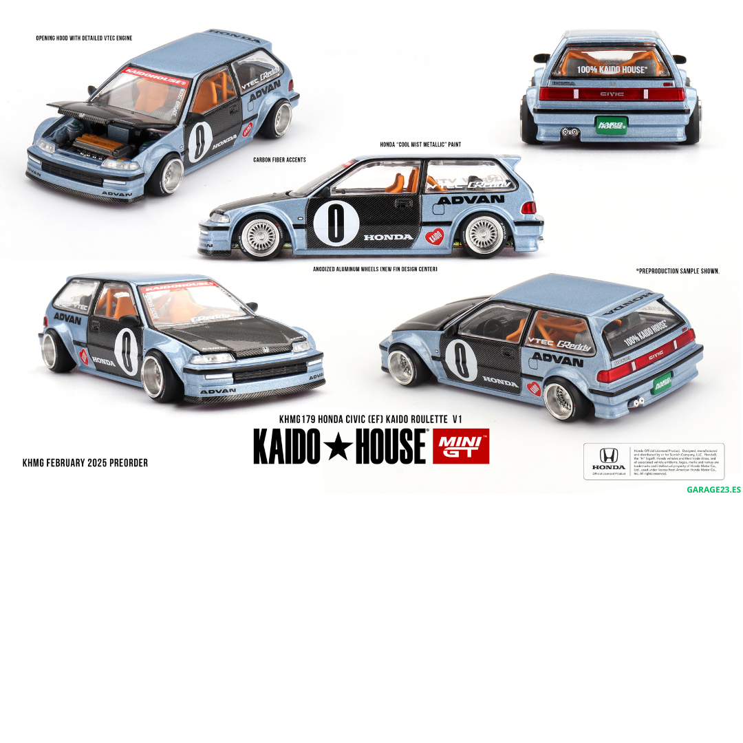 *** EN CAMINO *** Kaido House HONDA CIVIC (EF) ROULETTE V1 1987 # 179