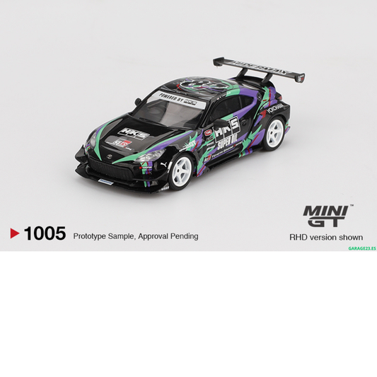 *** EN CAMINO ***MINI GT TOYOTA GR86 HKS TYPE R AUTO SALON TOKYO 2022 # 1005