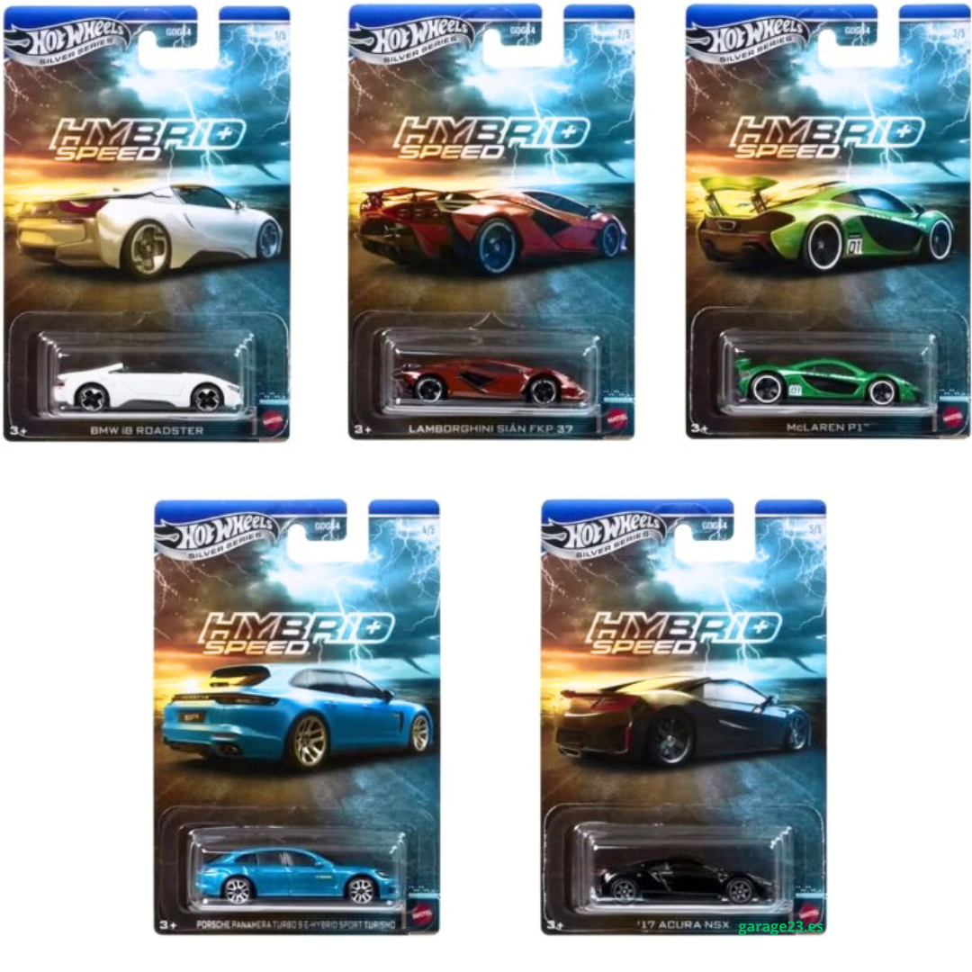 ***LLEGADA NOVIEMBRE *** Hot Wheels Silver Series Hybrid Speed Basicos Serie Completa