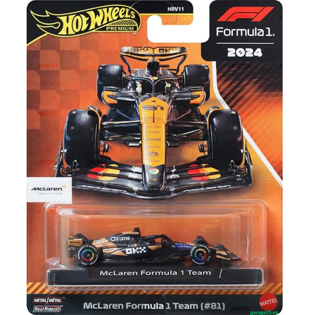 Hot Wheels Premium F1 Formula 1  McLaren Oscar Piastri # 81