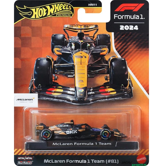 Hot Wheels Premium F1 Formula 1  McLaren Oscar Piastri # 81