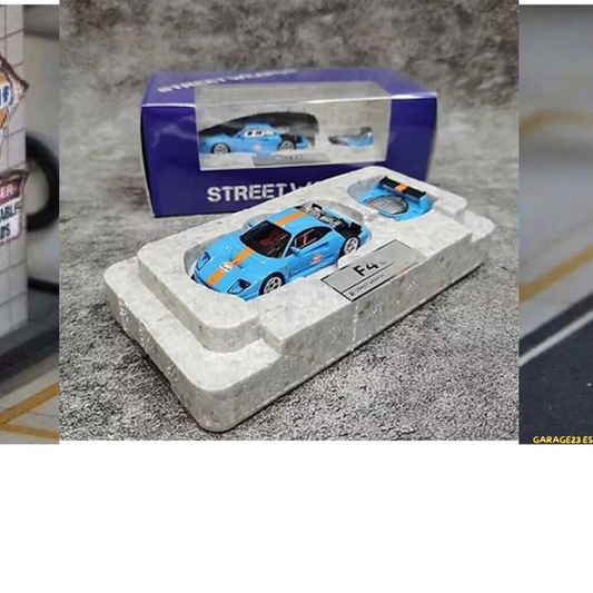 Street Weapon Ferrari F40 Gulf *** DESMONTABLE *** Azul/Naranja