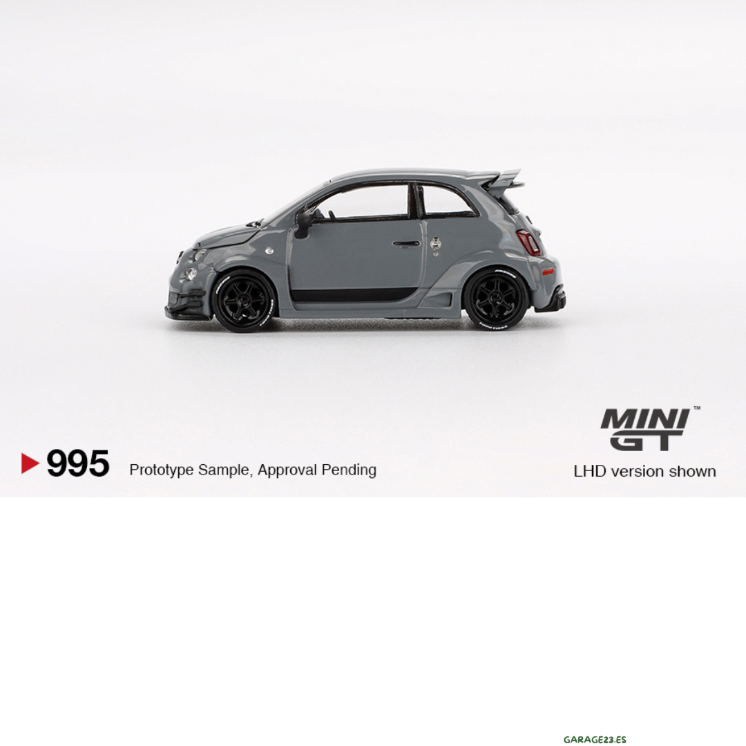 MINI GT FIAT ABARTH 595 LB-WORKS X ABAS WORKS GREY 2024 # 995