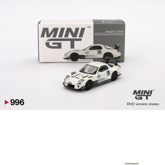 MINI GT MAZDA RX7 FD3S ITOSYOUKAI REI-GOUKI WITH RE AMEMIYA 2004 # 996