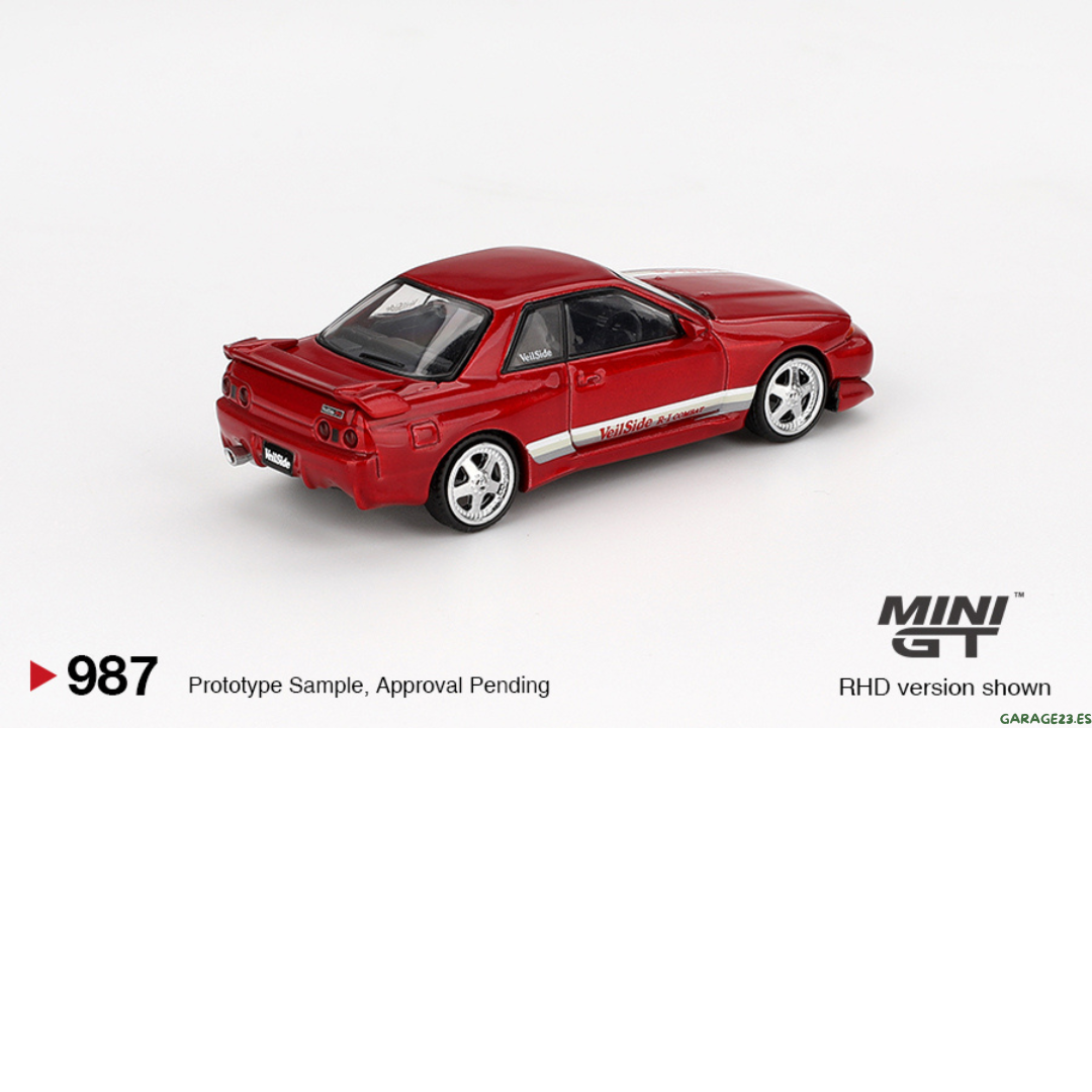 MINI GT NISSAN SKYLINE GTR R32 VEILSIDE COMBAT C-I GEM RED 2011 # 987
