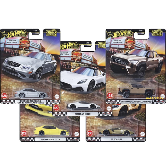 Hot Wheels Premium Boulevard Serie Completa # 126 - 130 GJT68