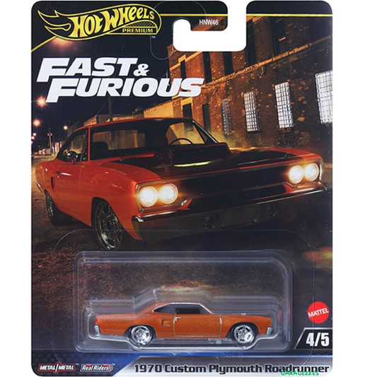 Hot Wheels Premium Fast and Furious 1970 Plymouth Roadrunner