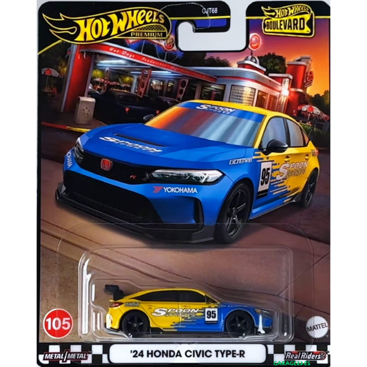 Hot Wheels Premium Honda Civic Type Boulevard # 105 Spoon  HRT61