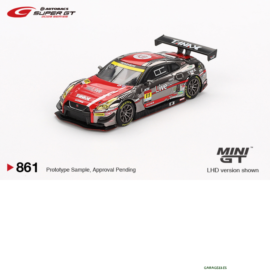 *** VERSION BLISTER *** MINI GT SUPER GT NISSAN GTR R35 NISMO GT3 #11 GAINER TANAX GT-R GAINER SUPER GT SERIES 2023 # 861