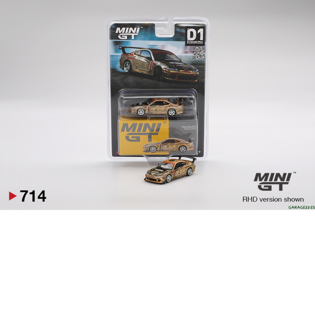 MINI GT NISSAN SILVIA S15 TOP SECRET D1 GP 1999 # 714