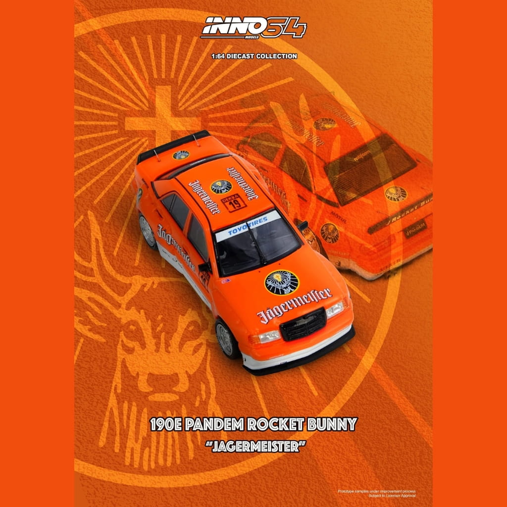Inno64 Rocket Bunny 190E Pandem Naranja IN64-190EP-JGMT