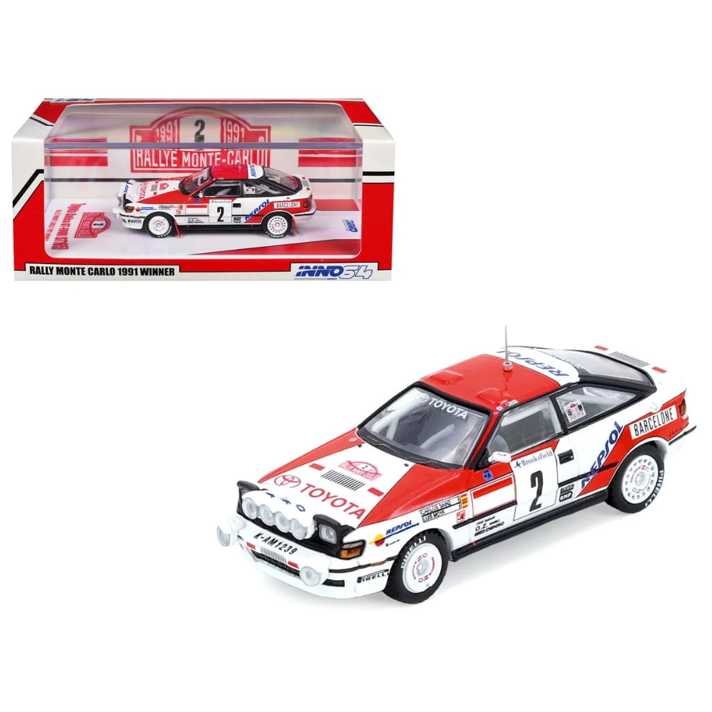 Inno64 Toyota Celica GT Four (ST165) #2 Winner Rally Monte-Carlo 1991 C. Sainz – L. Moya in64-ST165R-91MCW