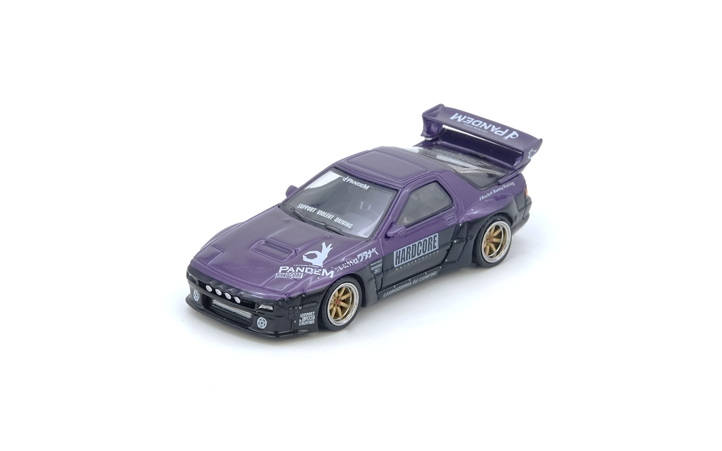 INNO64 Mazda RX7 FC3S " PANDEM / ROCKET BUNNY" Purpura 1.64