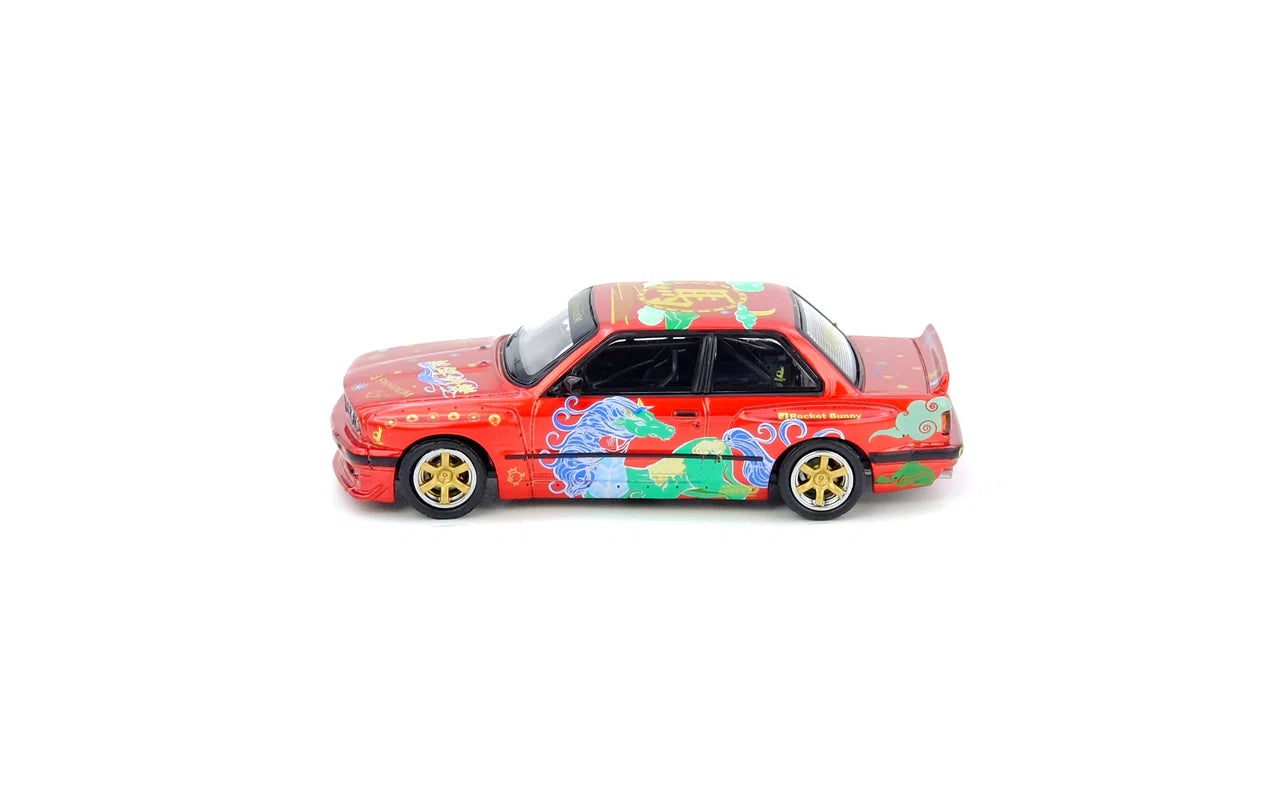 Inno64 2026 BMW Rocket Bunny E30 Chisene New Year Special Edition Año del Caballo