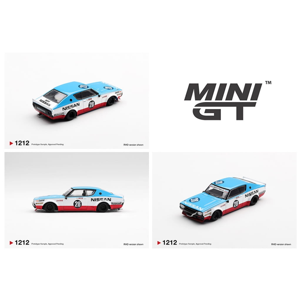 MINI GT NISSAN GTR KPGC110 SKYLINE KENMERI LIBERTY WALK NISSAN RACING 75 CONCEPT 2024 # 1212