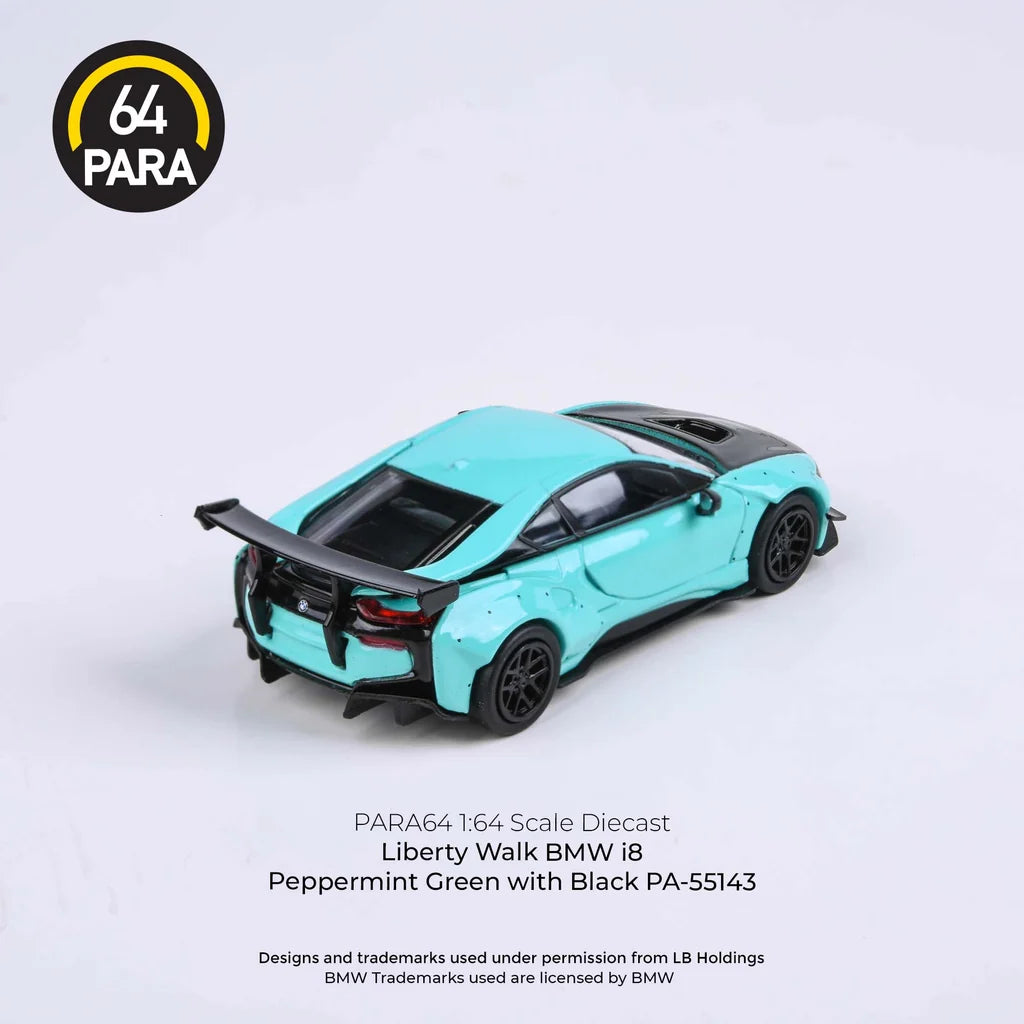 Para64  2018 Liberty Walk BMW i8 LHD Peppermint Green pa55141