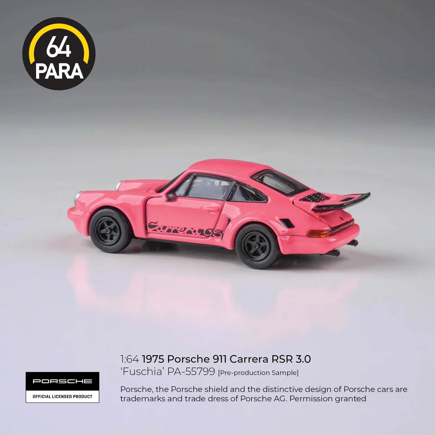Para64  Porsche 911 Carrera 3.0 RSR Rosa 1.64
