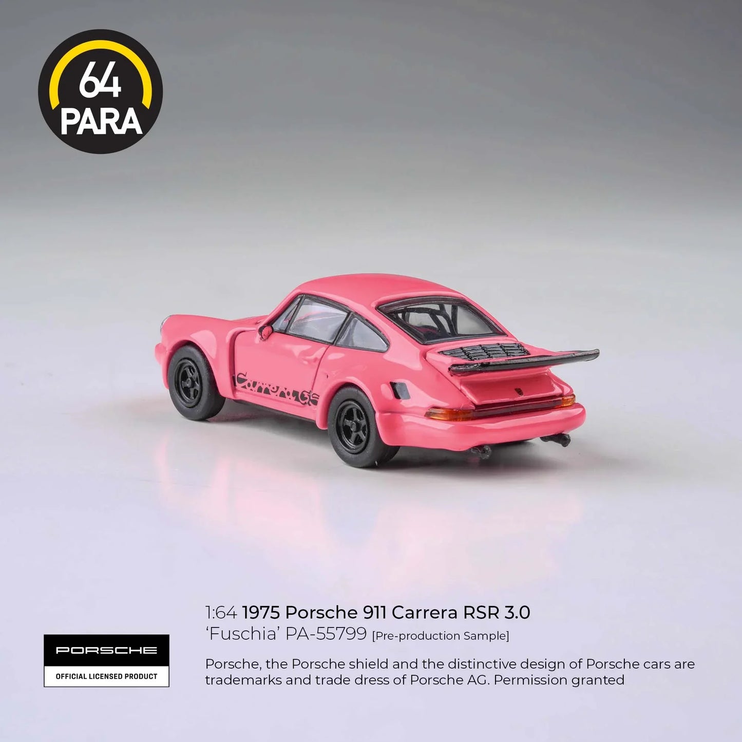 Para64  Porsche 911 Carrera 3.0 RSR Rosa 1.64