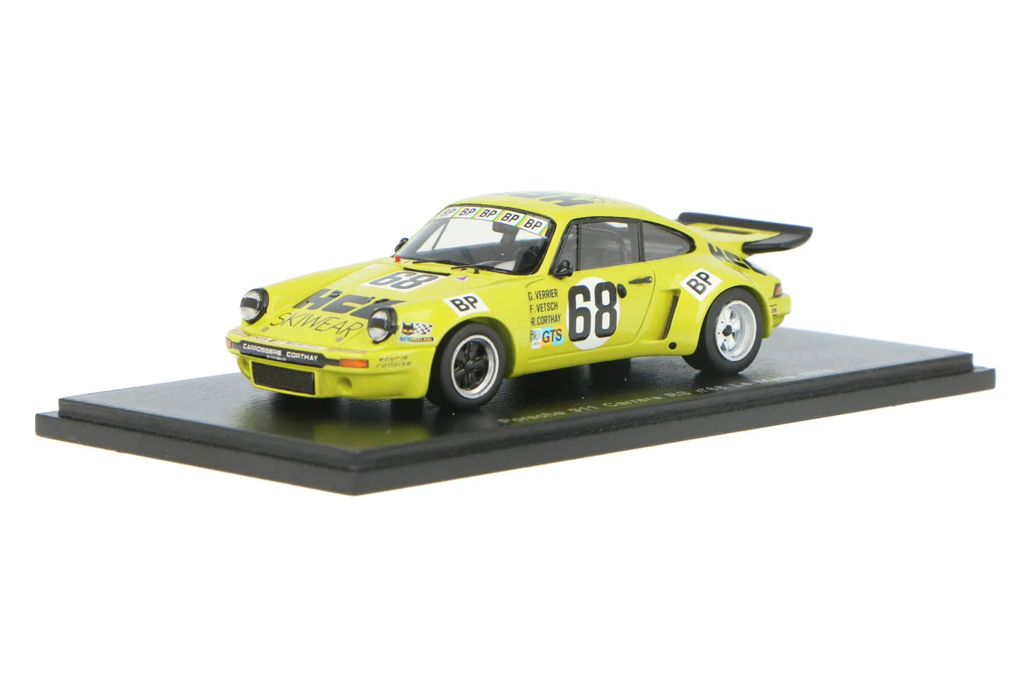 Spark 1975 Porsche 911 Carrera RSR 3.0 #68 F.Vetsch/G.Verrier/J-R.Corthay 24H Le Mans Verde 1.64