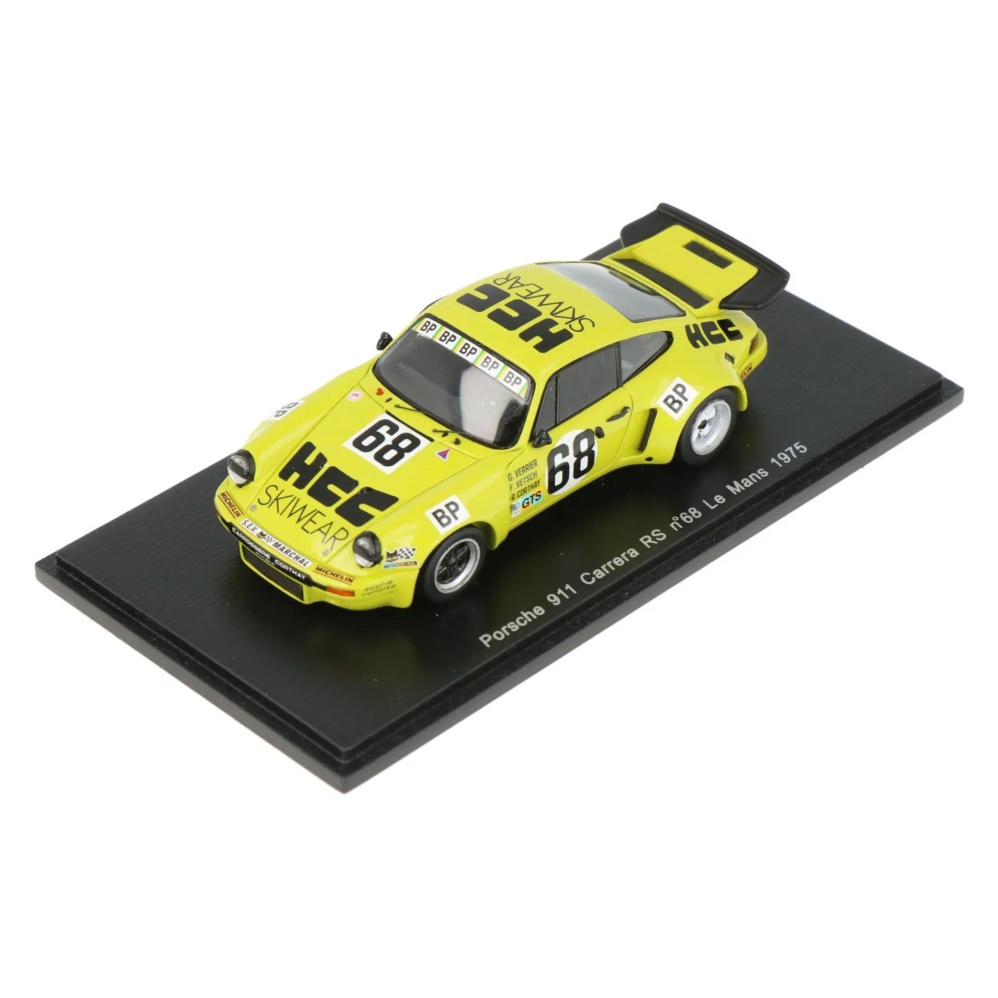 Spark 1975 Porsche 911 Carrera RSR 3.0 #68 F.Vetsch/G.Verrier/J-R.Corthay 24H Le Mans Verde 1.64