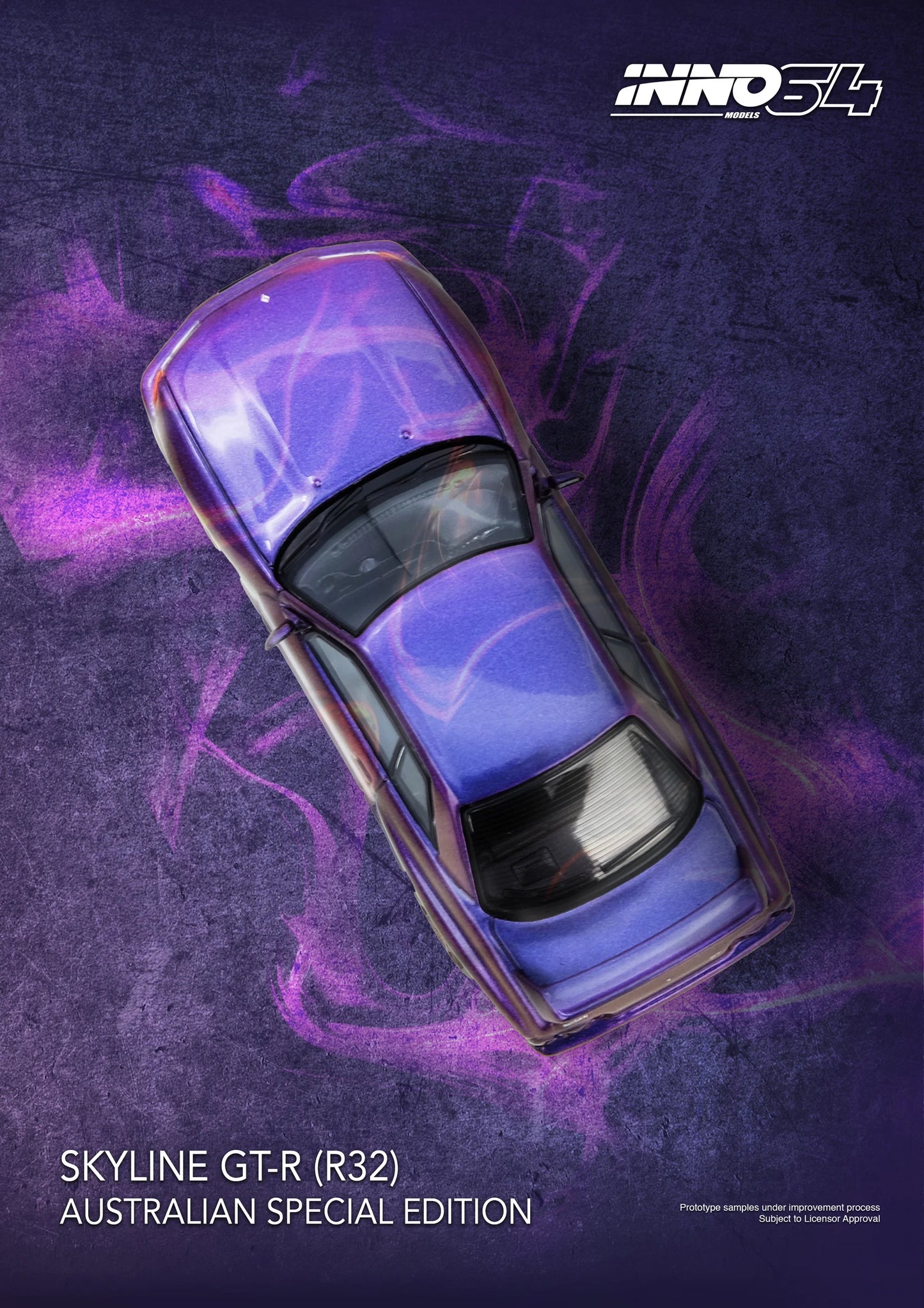 Inno64 Nissan Skyline GTR R32 Australia Special Edition Limited Edition midnight Purple
