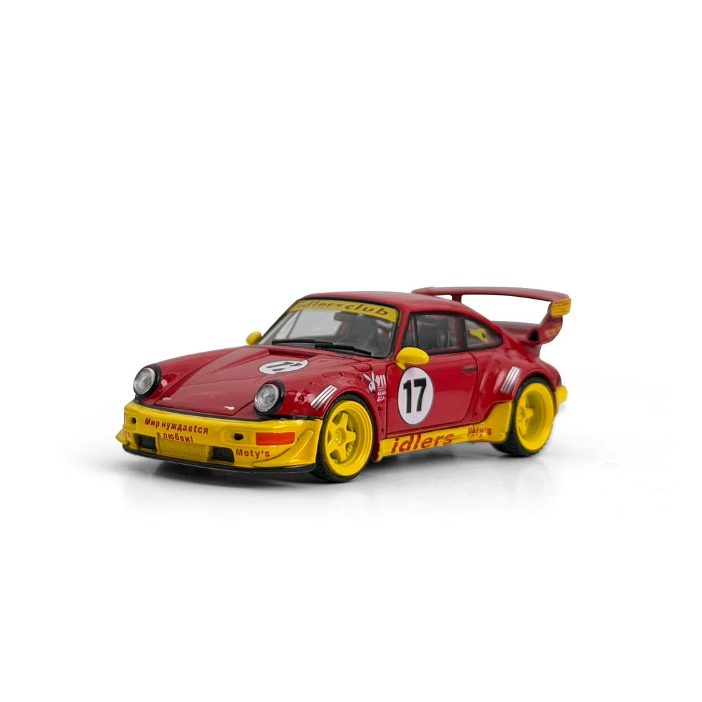 Model Model 1/64 RWB 964 idlers #17 Red / Yellow MM64-RWB964-003