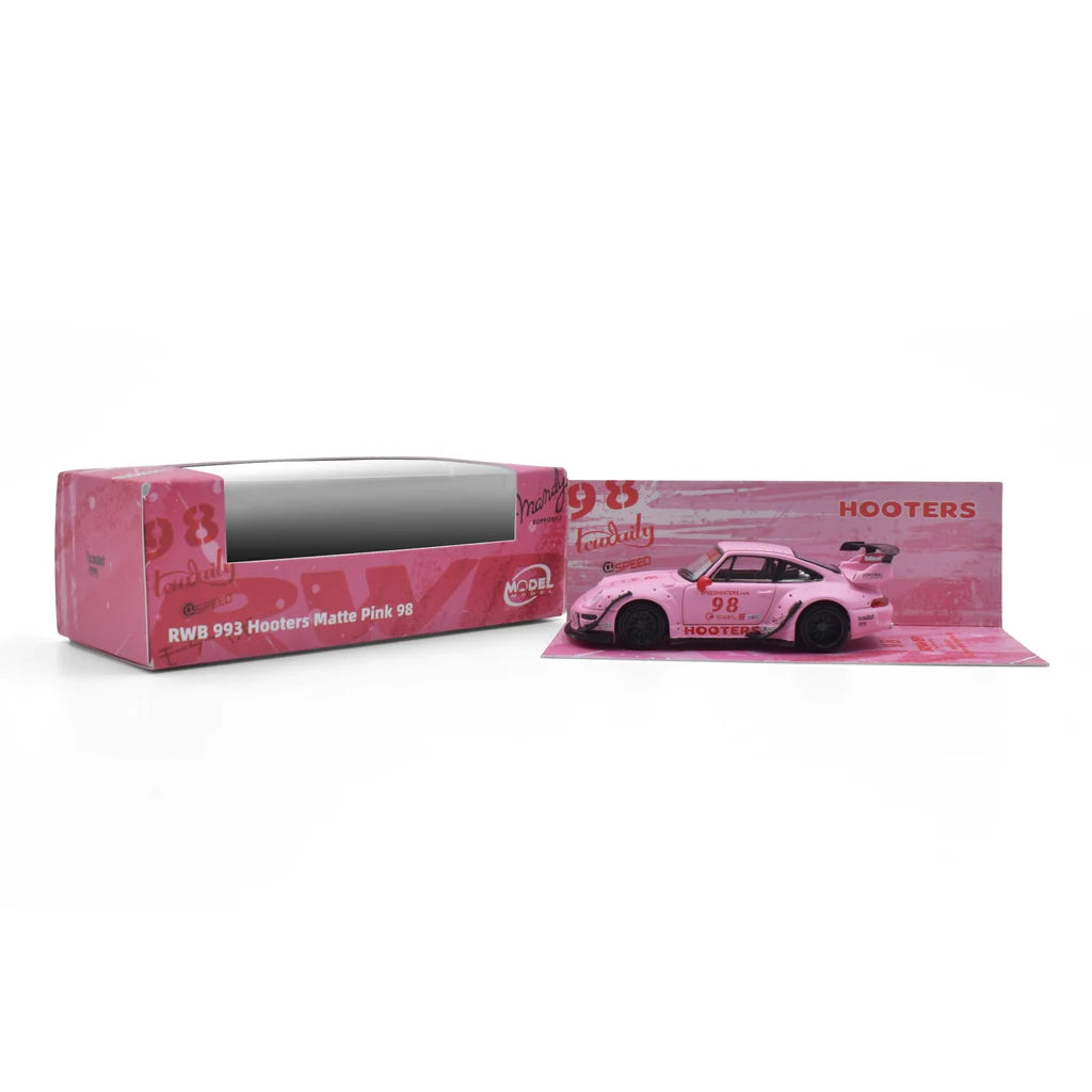Model Model 1/64 RWB 993 #98 Hooters Matte Pink MM64-RWB993-007