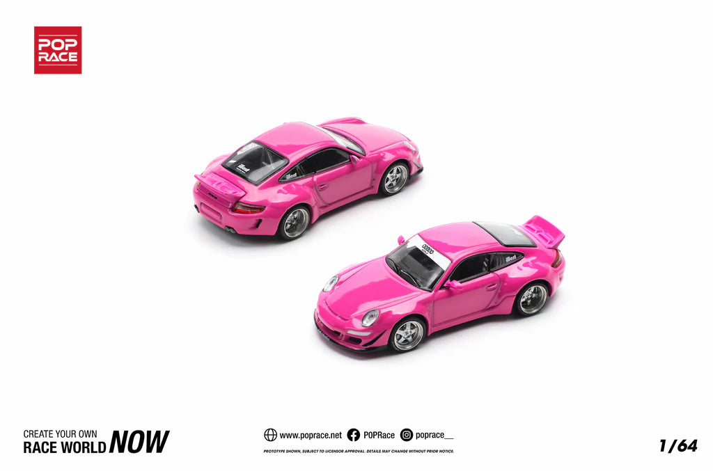 Pop Race Porsche 911 RWB 997 Pink # 202  1.64