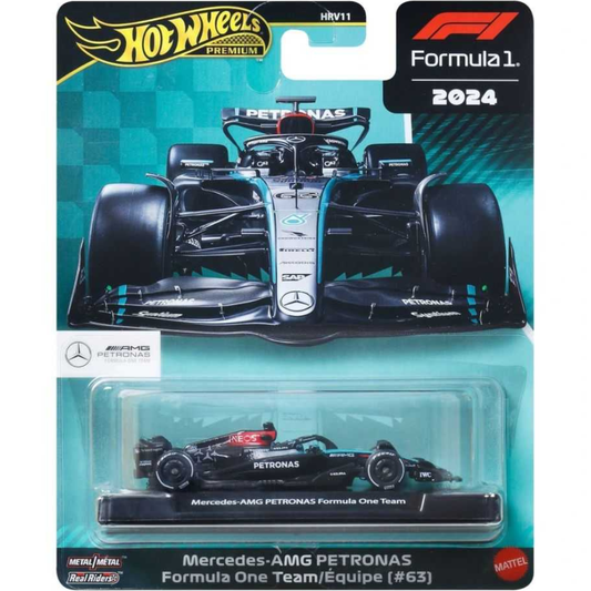 Hot Wheels Premium F1 Formula 1 Mercedes Benz Petronas # 63