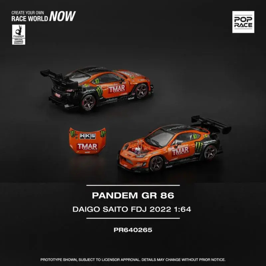 Pop Race Pandem GR86 Daigo Saito Fórmula Drift Japón 2022 # 265