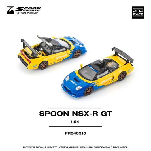 Pop Race Spoon NSX R GT Yellow / Blue # 310