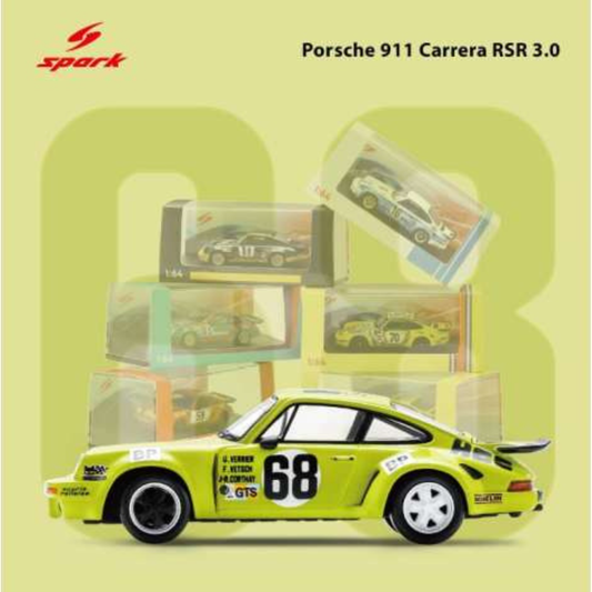 Spark 1975 Porsche 911 Carrera RSR 3.0 #68 F.Vetsch/G.Verrier/J-R.Corthay 24H Le Mans Verde 1.64