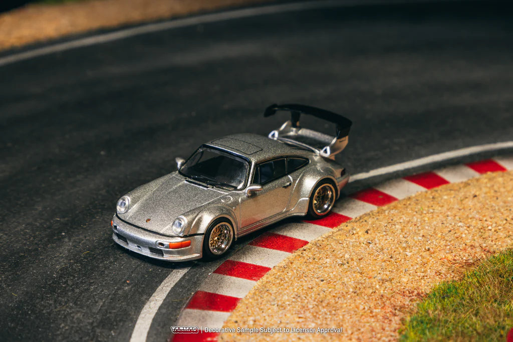 Tarmac Works Porsche RWB 964 Silver 1.64